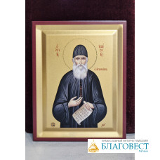Икона Св.пр. Паисия Святогорца, ковчег, 14 * 18 см. Суроти, Греция