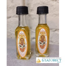 Масло освященное. Благословение патриаршего подворья Свт. Николая Чудотворца в Бари