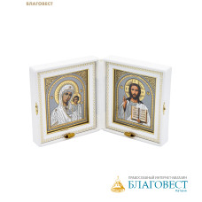 Складень венчальный 14х15,5см, экокожа