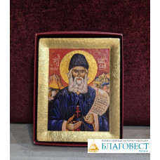 Икона Св.преп. Паисия Святогорца, ковчег, 10 * 12,5 см. Святая Гора Афон